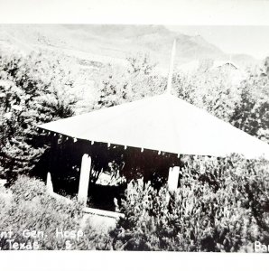 RPPC William Beaumont General Hospital El Paso 1920s Texas Bandstand PCBG6E