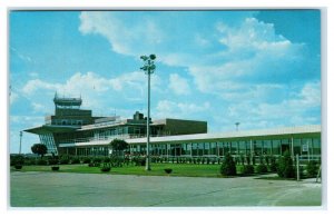 MOLINE, IL Illinois ~ QUAD CITIES AIRPORT c1960s Rock Island County  Postcard