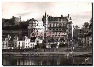 Postcard Modern Amboise Indre et Loire Chateau