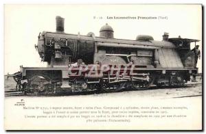 Postcard Old Train Locomotive Machine 2741