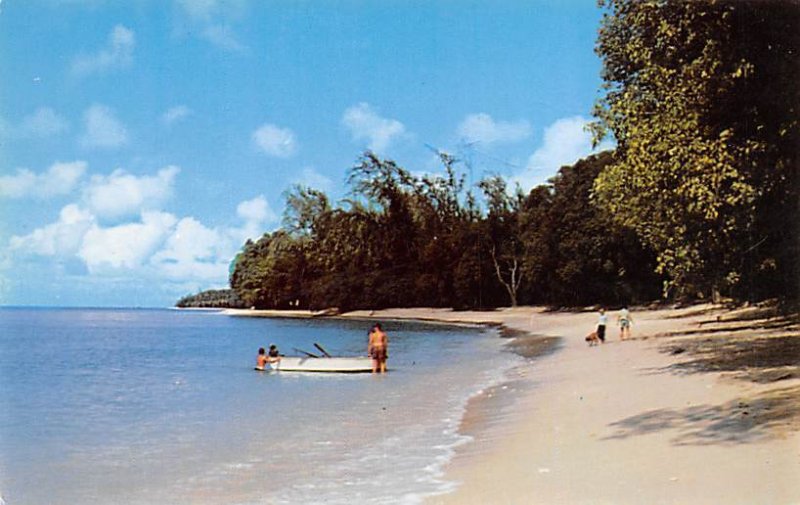 Beach Scene St. James Barbados West Indies Unused 