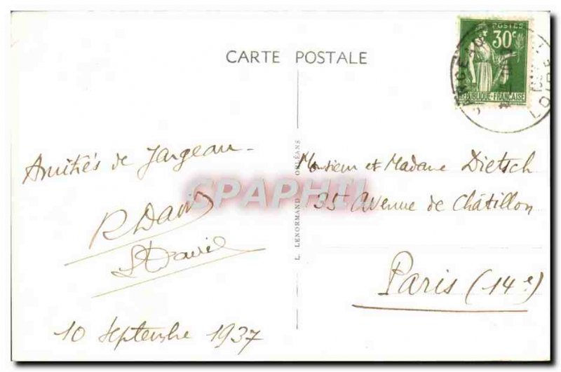 Old Postcard Germigny Des Pres