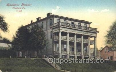 Montefiore Hospital, Pittsburg, PA USA Medical Hospital, Sanitarium 1912 some...