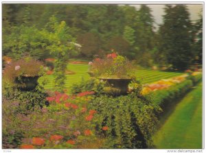 3-D Color, The Butchart Gardens, VICTORIA, B.C., Canada, 1970-1980s