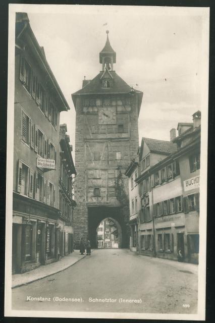 Germany Konstanz am Bodensee Schetztor Inneres Emil Hartmann RPPC Postcard