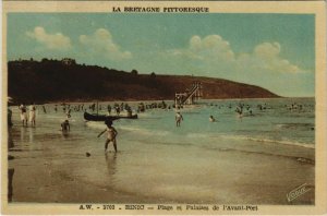 CPA BINIC Lplage et Falaises de l'Avant-Port (1165924)