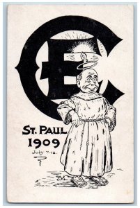 San Gabriel California CA Postcard St. Paul Christian Endeavor 1909 Antique