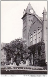 North Dakota Valley City Main Building State Teachers College 1943 Real Photo