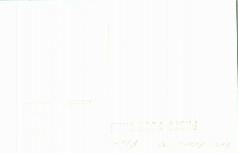 East Broad Top Pennsylvania Railroad Engine, Men on Train Real Photo Postcard