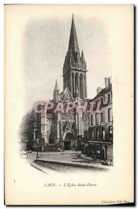 Postcard Old Saint Peter Caen