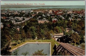 Vintage Hamilton, Ontario, Canada Mountain View Postcard H84