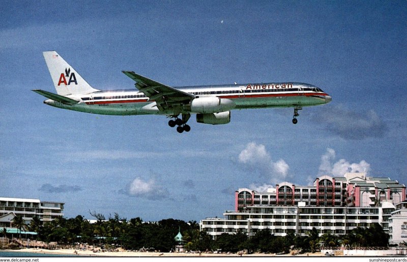 American Airlines Boeing B-757-223 At St Maarten