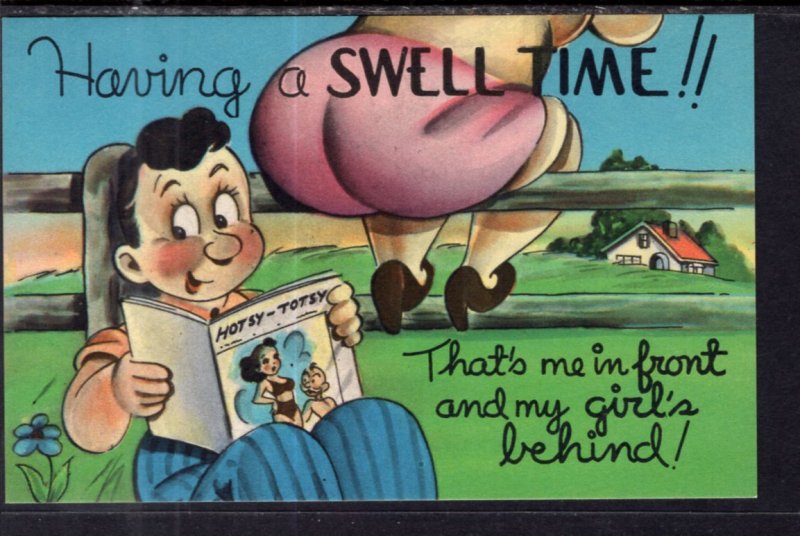Having A Swell Time Man Woman Comic