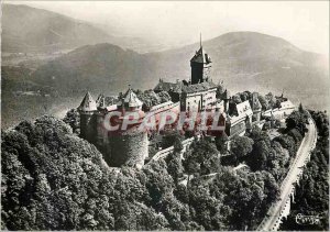 Postcard Modern B Hochk�nigsburg Rhine Aerial view of the Castle
