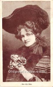 Miss Lily Elsie Theater Actor / Actress 1907 