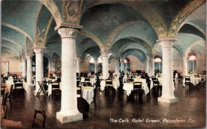 Postcard The Cafe at Hotel Green in Pasadena, California