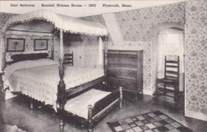 Massachusetts Plymouth East Bedroom Kendall Holmes House College Albertype