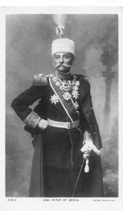 L521 Royalty Serbia King Peter vintage postcard