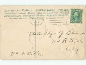 Pre-Linen easter CHICK WITH COLORFUL CHICKEN k2247