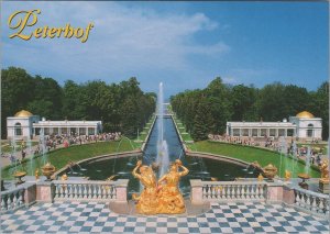 Russia Postcard-Saint Petersburg,Peterhof, The Lower Park. The Sea Canal RR17546