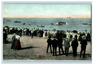 C. 1910 Port Huron, MI, Practice At Life Saving Station Postcard F58