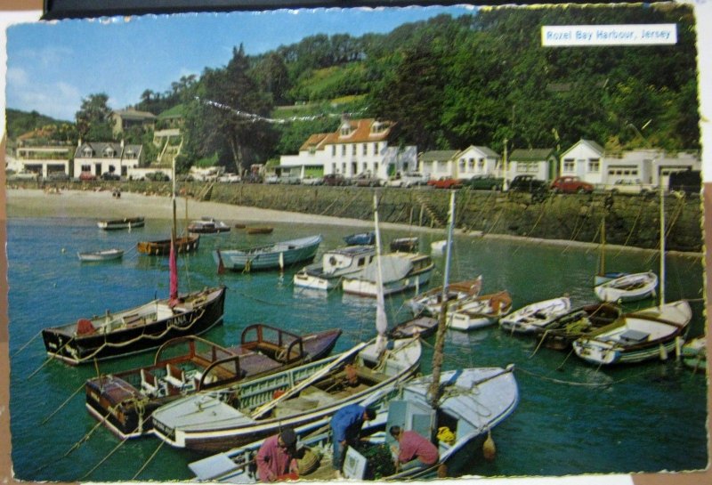 Jersey Rozel Bay Harbour - posted 1964