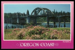 Oregon Coast - The Suislaw River Bridge in Florence