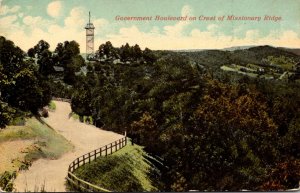 Tennessee Chattanooga Government Boulevard On Crest Of Missionary Ridge