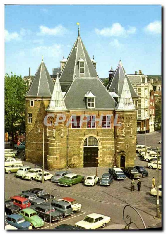 Postcard Modern Amsterdam Het Waaggebouw