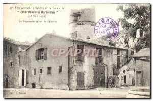 Old Postcard Dove Pigeon 11th annual fete a Valabre of the League of Excursio...