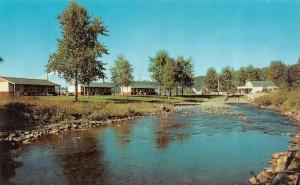 BONNERS FERRY, ID Idaho  DEEP CREEK MOTEL  Boundary Co c1950's Roadside Postcard