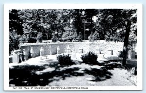 CHESTERFIELD, IN Indiana ~ TRAIL of RELIGION ~ Camp Chesterfield ~ Postcard