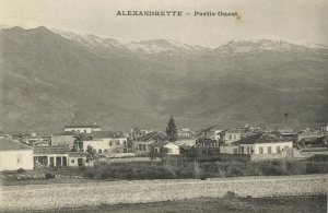 turkey, İSKENDERUN ALEXANDRETTE, View of the Western Part (1900s) Postcard