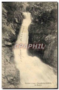 Old Postcard Correze Cascades Gimel The Redole