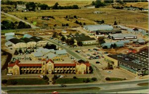 Postcard Aerial View Alexander Film Co in Colorado Springs, Colorado