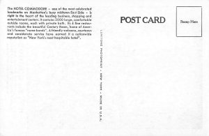 New York Commodore Hotel postcard AO156