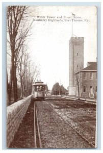 c1910 Kentucky Highlandsm Fort Thomas, KY. Trolly Postcard P172E