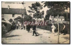 Old Postcard Chartrettes The TOP Boules Petanque game balls