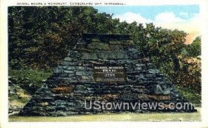 Daniel Boone's Monument - Cumberland Gap, Tennessee