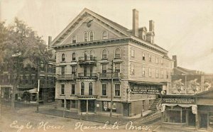 Haverhill MA Eagle House Stables Carter Russell Express Real Photo Postcard