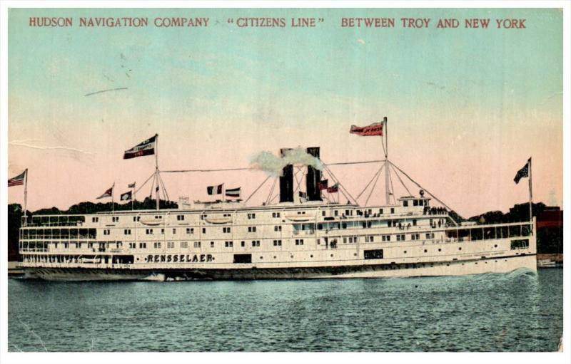 Steamer  Citizens Line  Hudson Navigation Co.