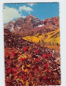 Postcard Maroon Bells, Colorado