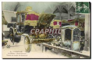 Old Postcard Versailles Chateau Grand Trianon Count of Chambord Car