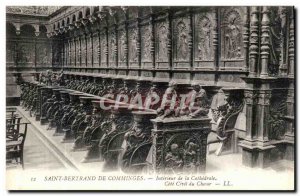 Old Postcard Saint-Bertrand-de-Comminges cathedral Interior of the civil side...