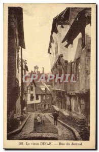 Old Postcard The Dinan Street Jerzual