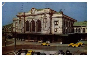 Postcard TRAIN STATION SCENE Denver Colorado CO AR3497