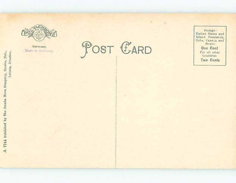 Unused Divided-Back STATE CAPITOL BUILDING Lincoln Michigan MI t5990