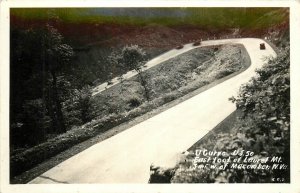 Postcard RPPC 1940s Macomber West Virginia US 50 Laurel Mountain 24-6687