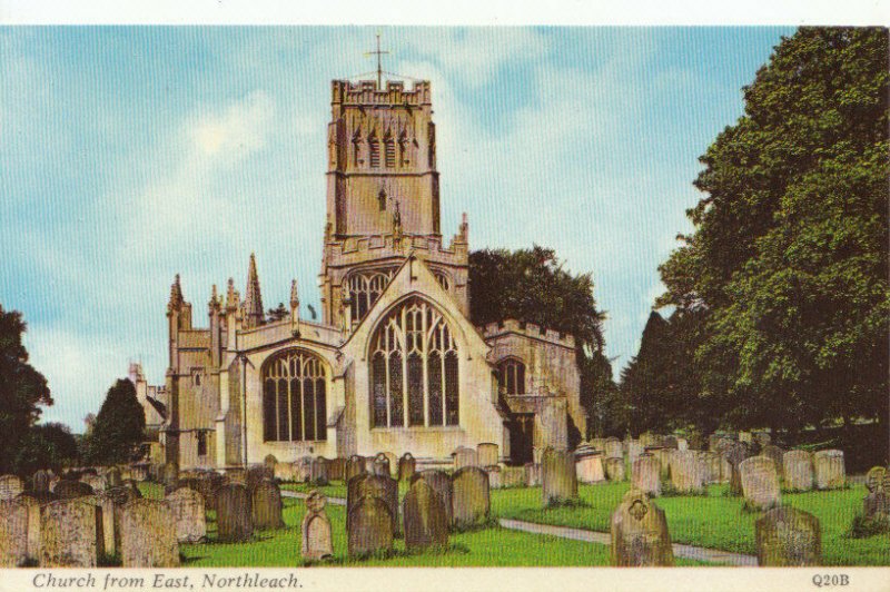 Gloucestershire Postcard - Northleach Church - Ref TZ4370