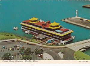 Hawaii Honolulu Oceania Floating Restaurant Aerial View